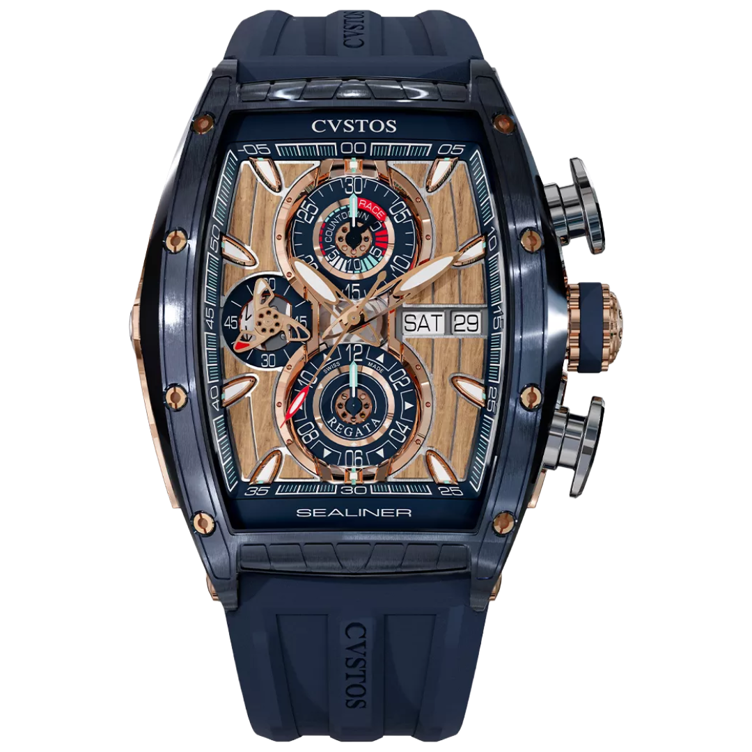 SEALINER CHRONOGRAPH NAVY BLUE STEEL